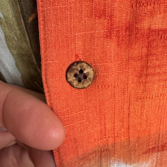 Hathaway Classics Men's Button Up Short Sleeve Rayon Tropical Hawaiian Shirt XL - Picture 5 of 14